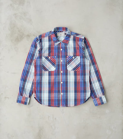 Freenote Cloth Dayton - Japanese Broadcloth - Bonneville Blue Check