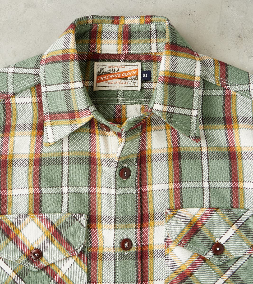 Wells - Japanese Twill - Aloe Green Plaid