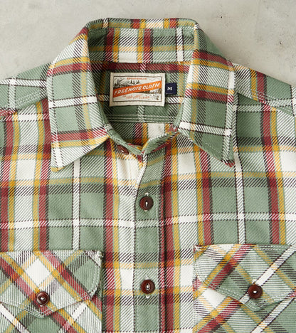 Wells - Japanese Twill - Aloe Green Plaid
