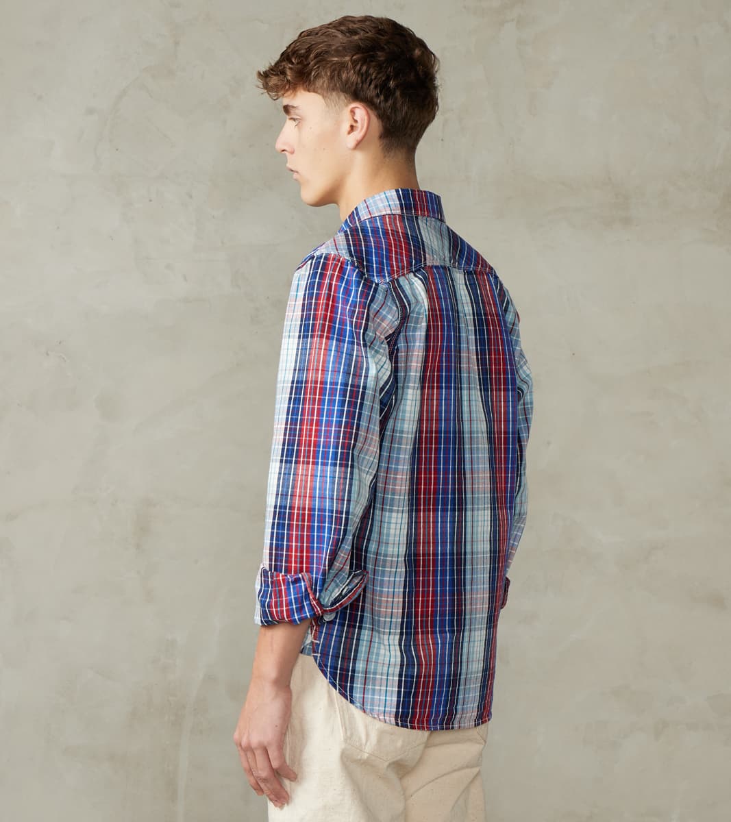 Dayton - Japanese Broadcloth - Bonneville Blue Check