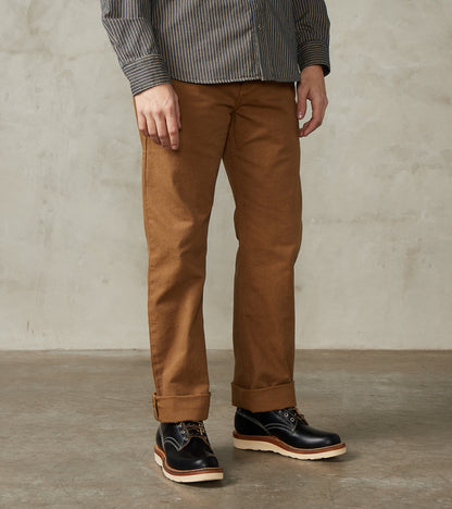 Freenote Cloth Deck Pant - 14oz Japanese Military Slub Canvas - Tan