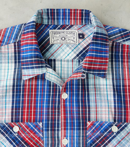 Dayton - Japanese Broadcloth - Bonneville Blue Check