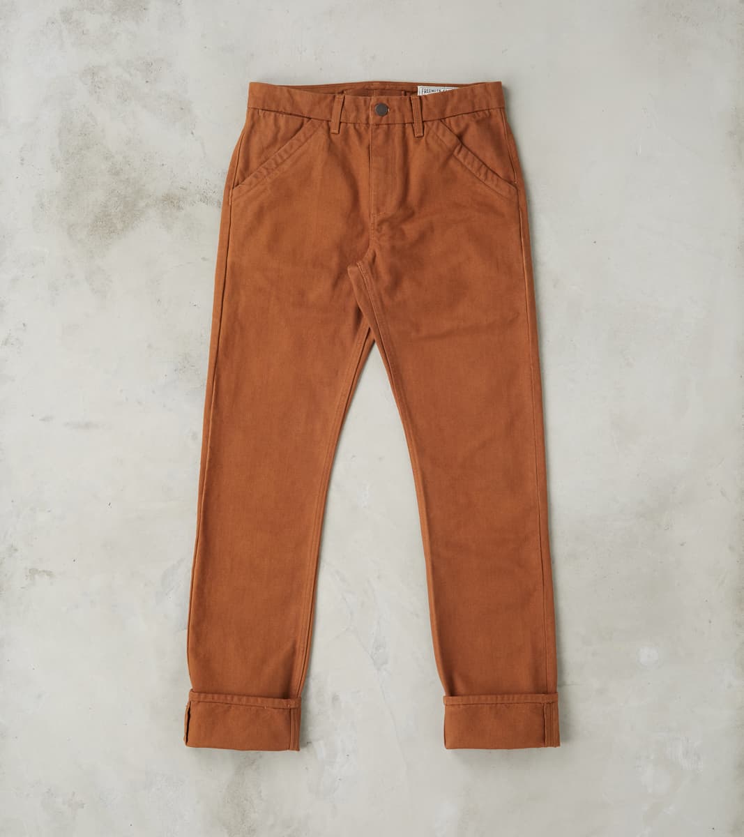Freenote Cloth Workers Chino - 14oz Japanese Military Slub Canvas - Ru…