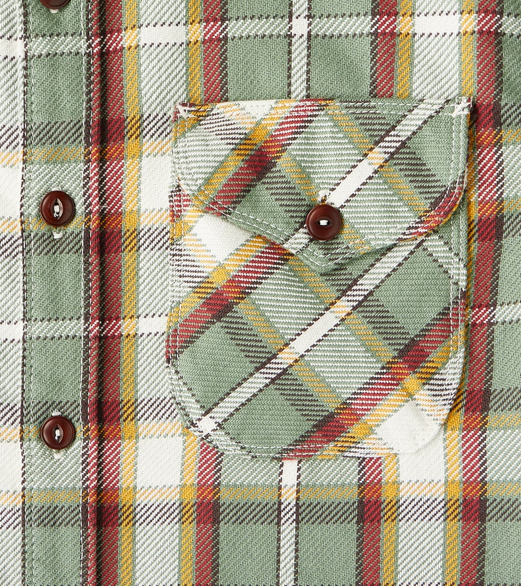 Wells - Japanese Twill - Aloe Green Plaid