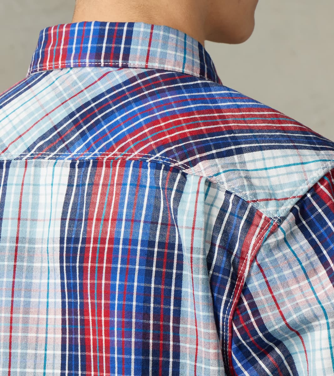 Dayton - Japanese Broadcloth - Bonneville Blue Check