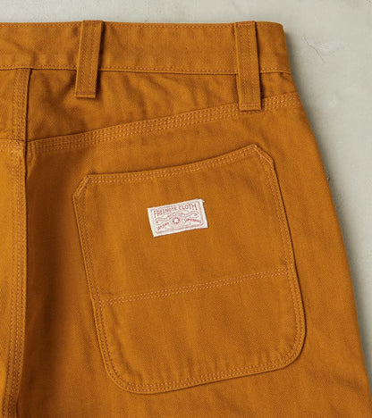 Ortega Pant - 13oz Japanese Herringbone Twill - Rust