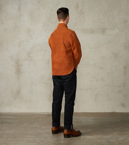 Western Leather Scout - Italian Reversed Deerskin - Harvest Brown