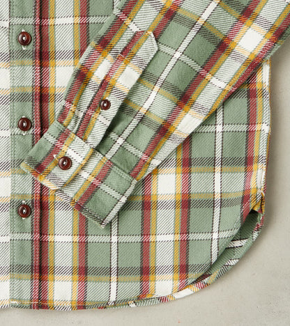 Wells - Japanese Twill - Aloe Green Plaid
