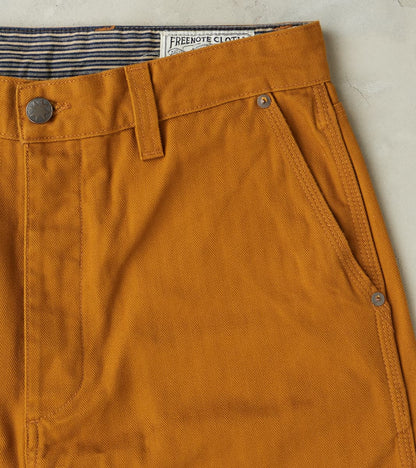 Ortega Pant - 13oz Japanese Herringbone Twill - Rust