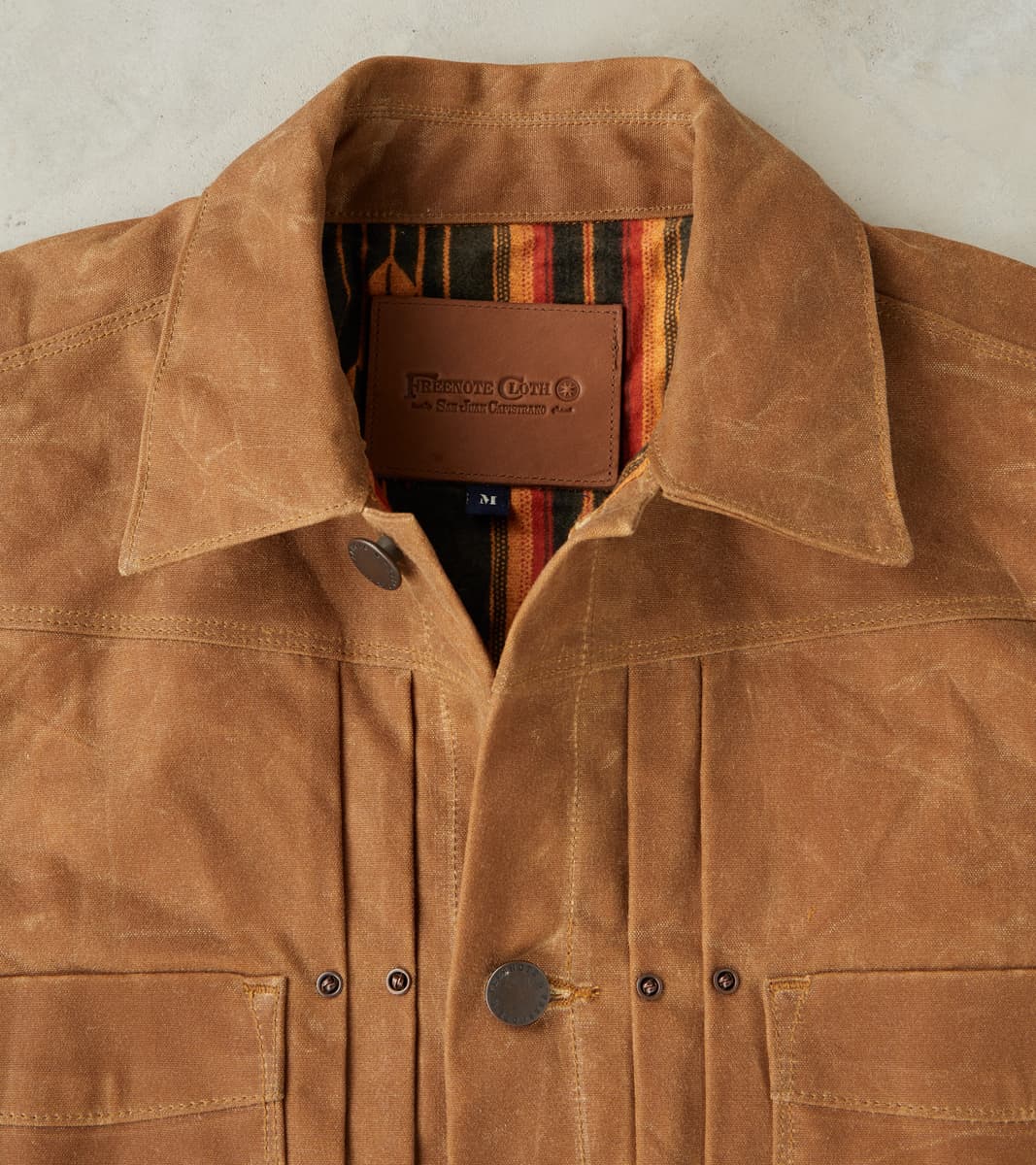 Riders Jacket - 10oz Martexin Waxed Army Duck - Rust