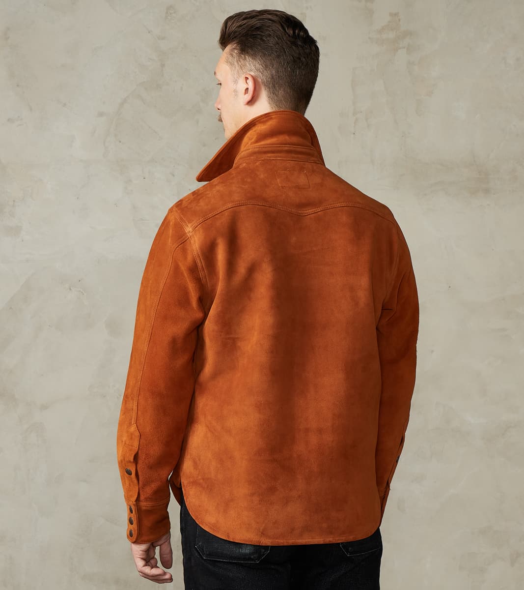 Western Leather Scout - Italian Reversed Deerskin - Harvest Brown