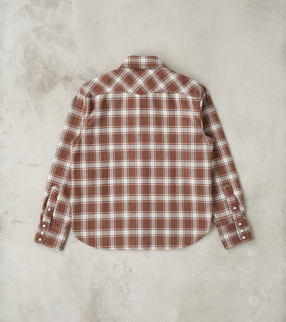 Western Scout - Archive Japanese Twill - Brown Plaid