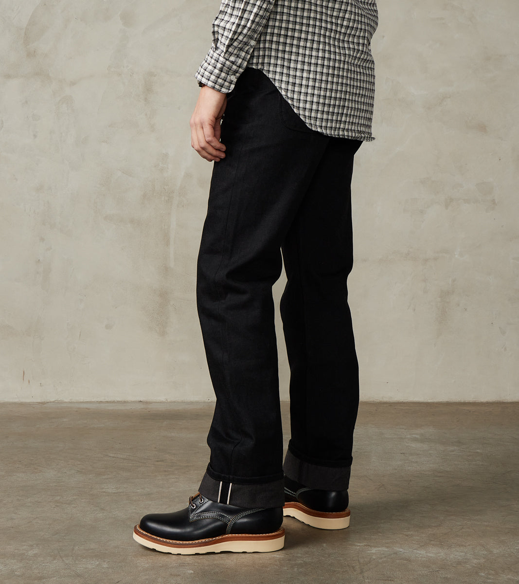Belford - Straight - 14.25oz Black x Grey