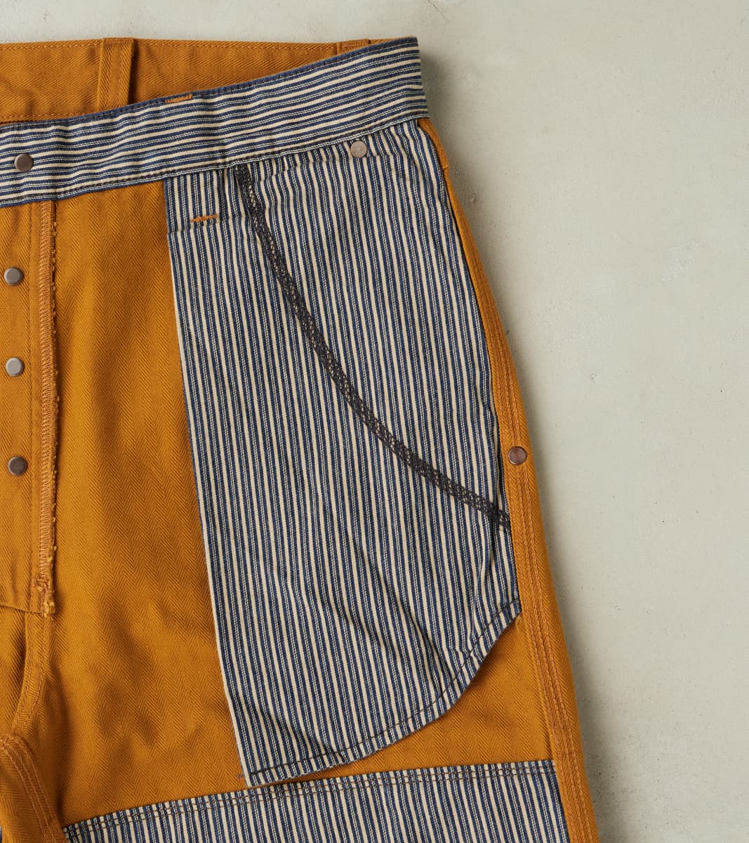 Ortega Pant - 13oz Japanese Herringbone Twill - Rust