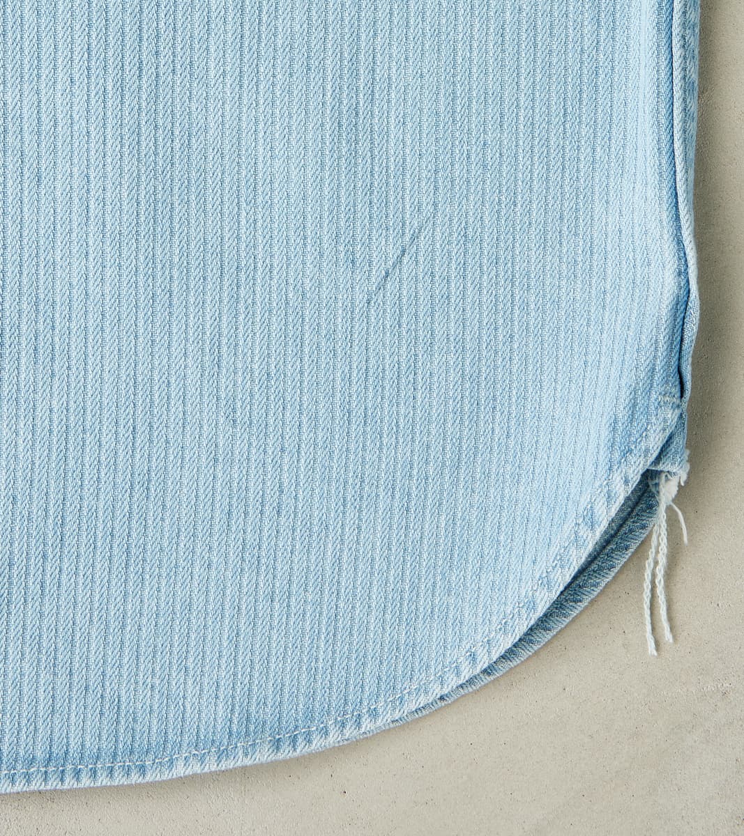 Rancho - Japanese Bedford Cord - Bleach Indigo