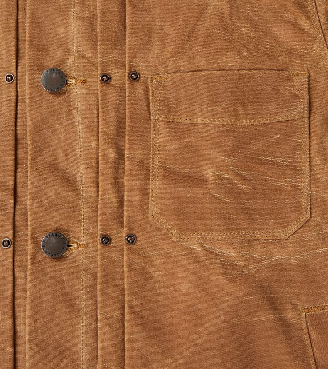 Riders Jacket - 10oz Martexin Waxed Army Duck - Rust