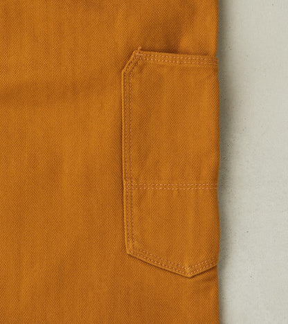 Ortega Pant - 13oz Japanese Herringbone Twill - Rust