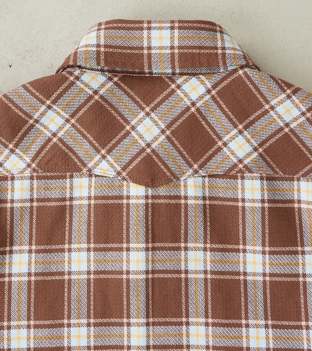 Western Scout - Archive Japanese Twill - Brown Plaid