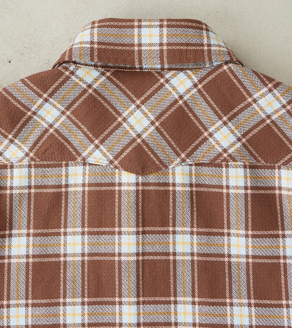 Western Scout - Archive Japanese Twill - Brown Plaid