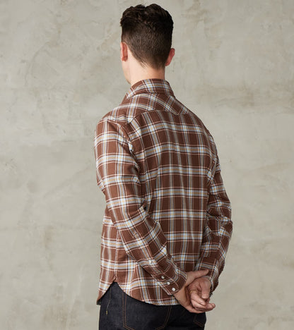 Western Scout - Archive Japanese Twill - Brown Plaid