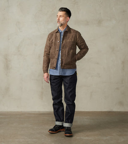 Riders Jacket - 10oz Martexin Waxed Army Duck - Oak