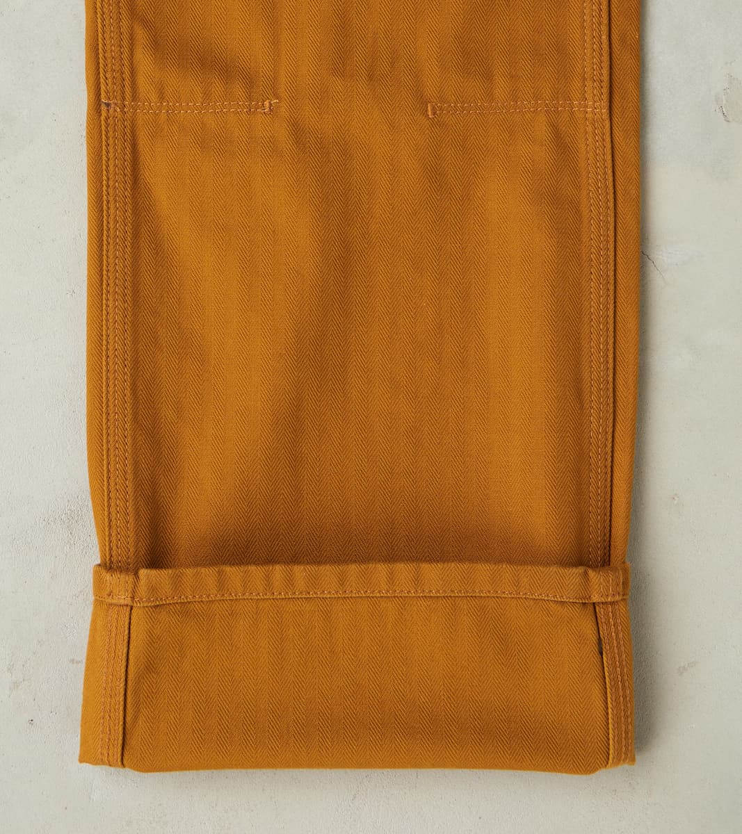 Ortega Pant - 13oz Japanese Herringbone Twill - Rust