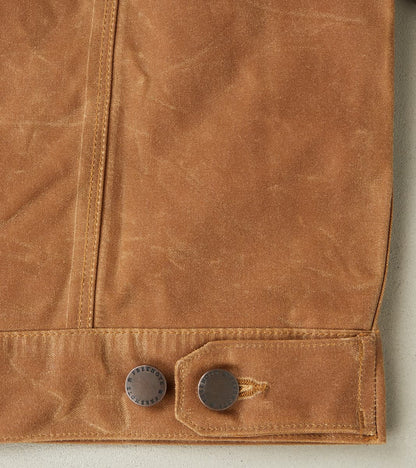 Riders Jacket - 10oz Martexin Waxed Army Duck - Rust