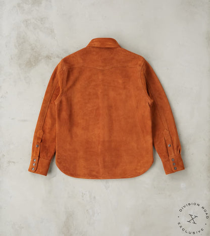 Western Leather Scout - Italian Reversed Deerskin - Harvest Brown
