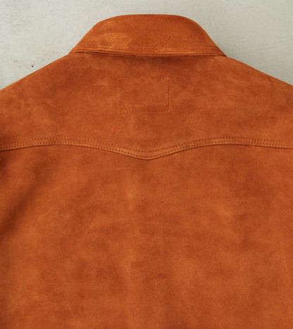 Western Leather Scout - Italian Reversed Deerskin - Harvest Brown