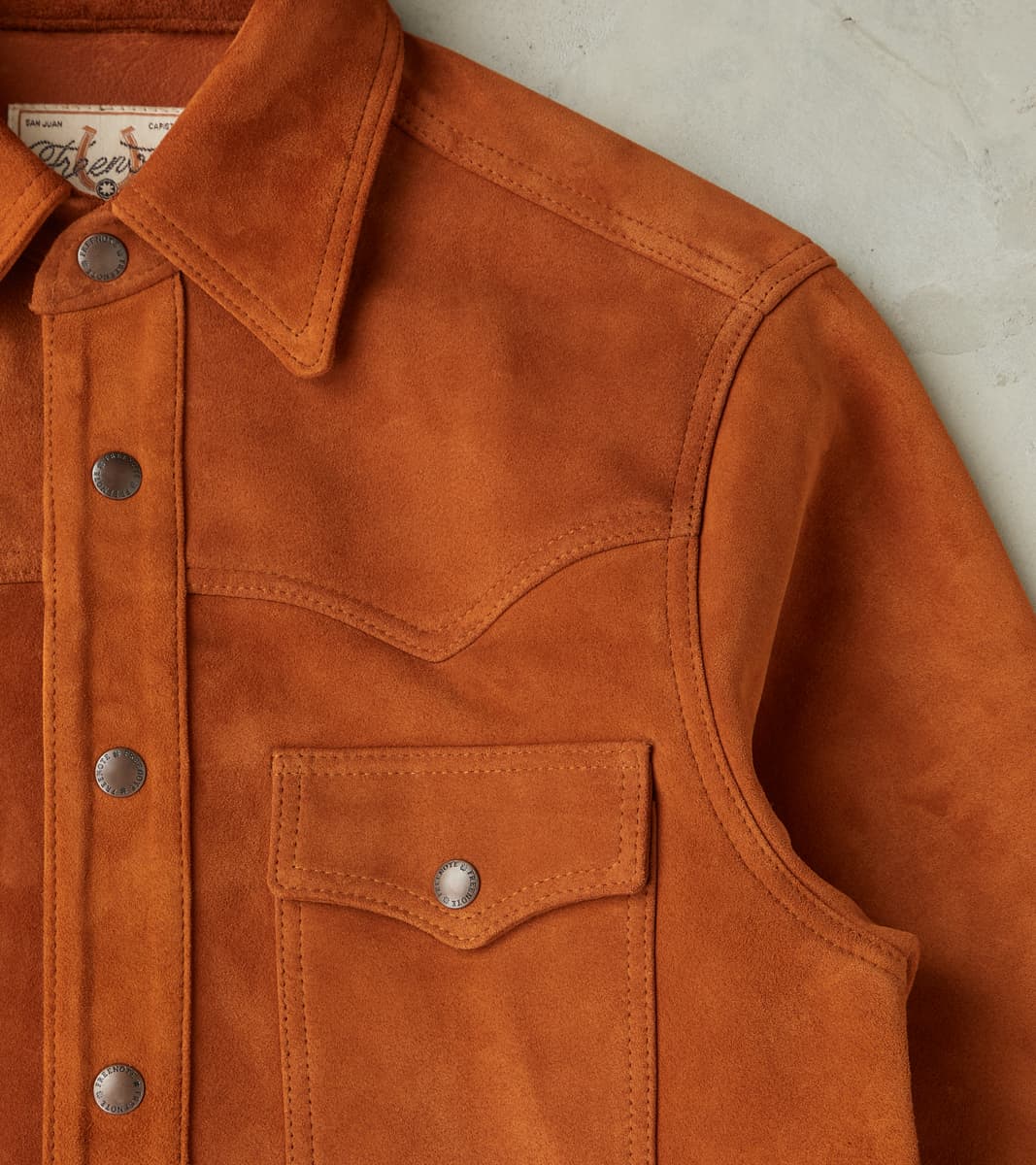 Western Leather Scout - Italian Reversed Deerskin - Harvest Brown