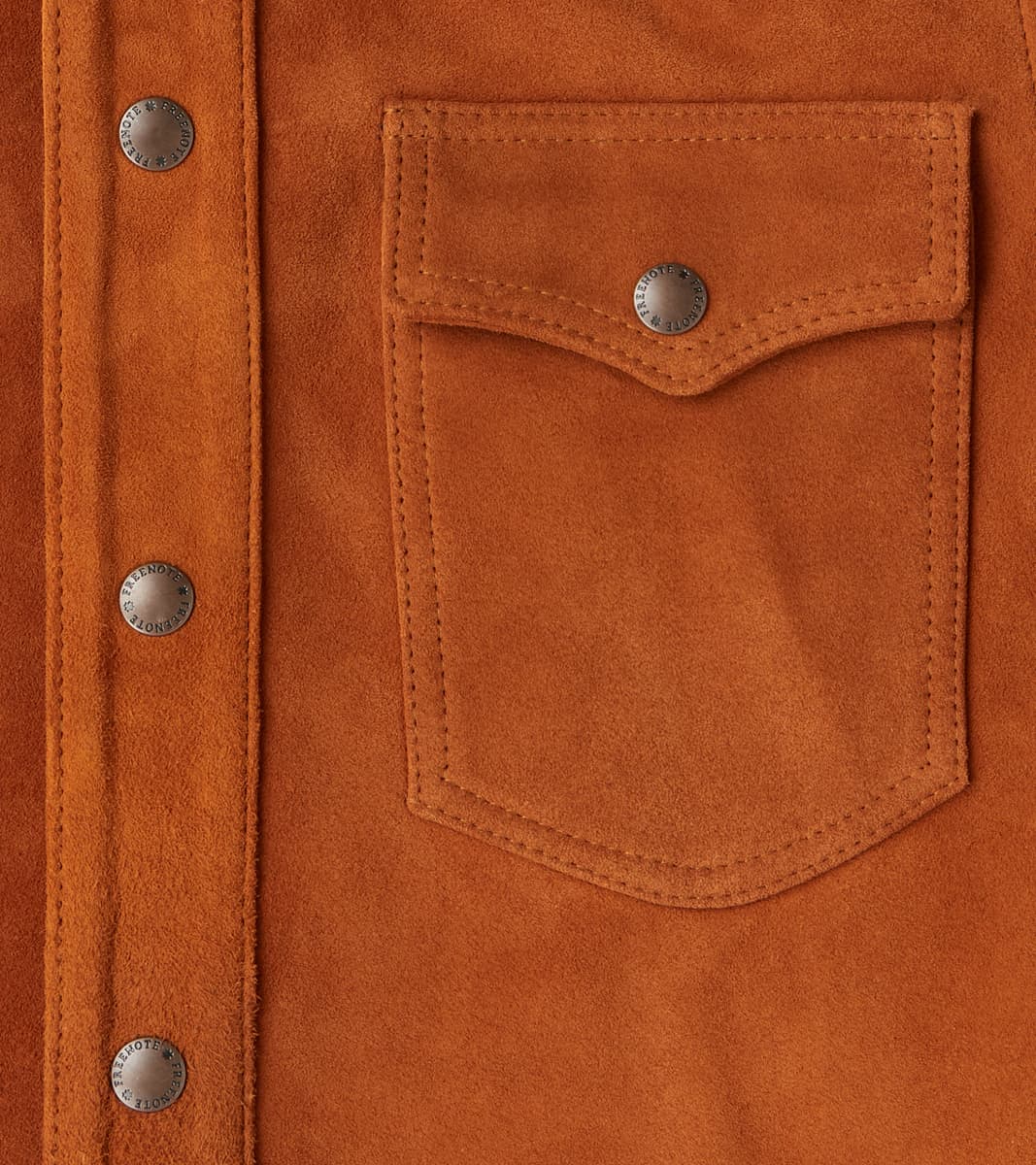 Western Leather Scout - Italian Reversed Deerskin - Harvest Brown