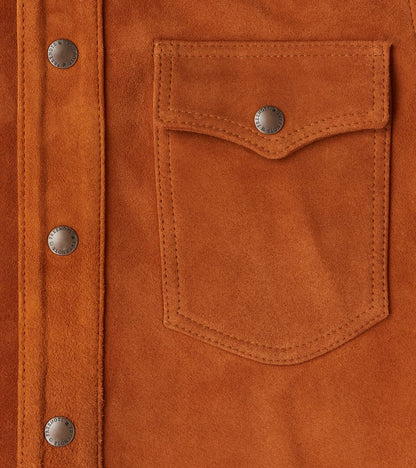 Western Leather Scout - Italian Reversed Deerskin - Harvest Brown