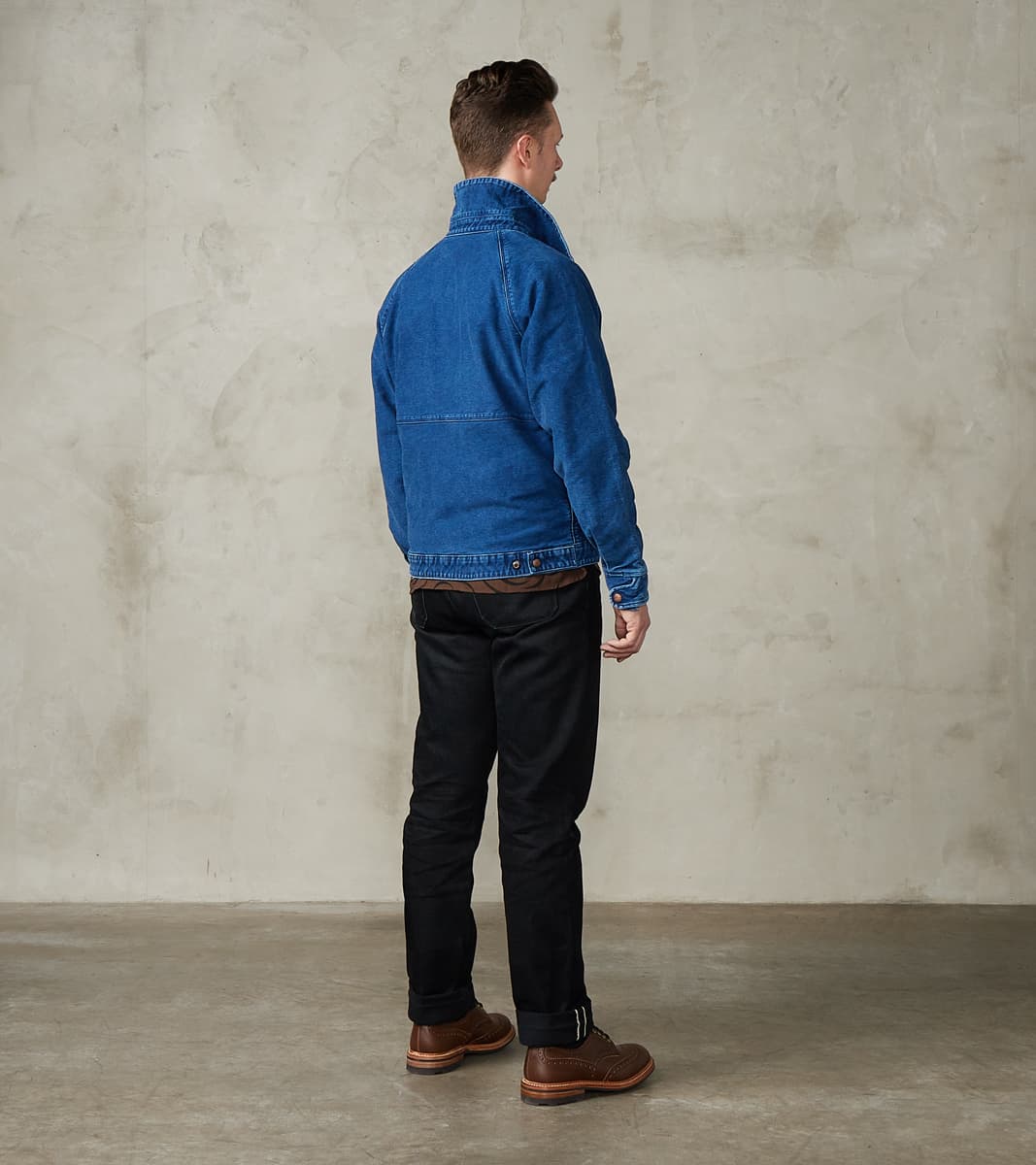 Mariner Light Jacket - 12oz Japanese Jungle Cloth - Stone Washed Indigo