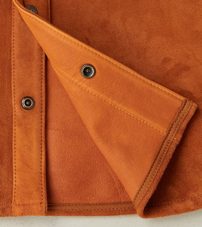 Western Leather Scout - Italian Reversed Deerskin - Harvest Brown