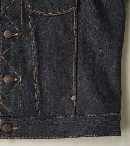 Classic Jacket - 15oz Japanese Unsinged Denim - Indigo