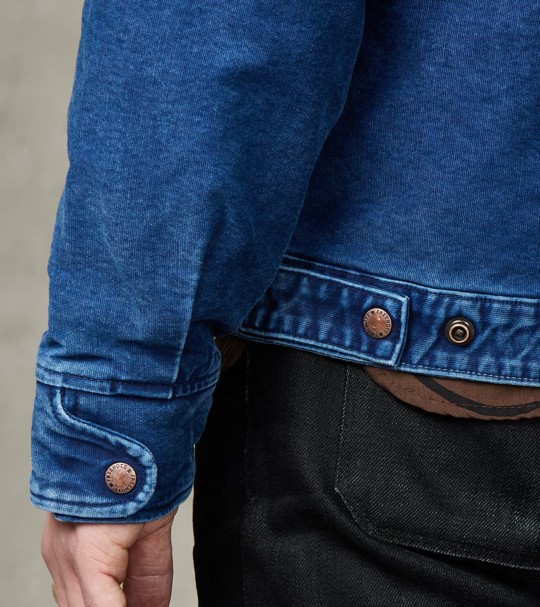 Mariner Light Jacket - 12oz Japanese Jungle Cloth - Stone Washed Indigo