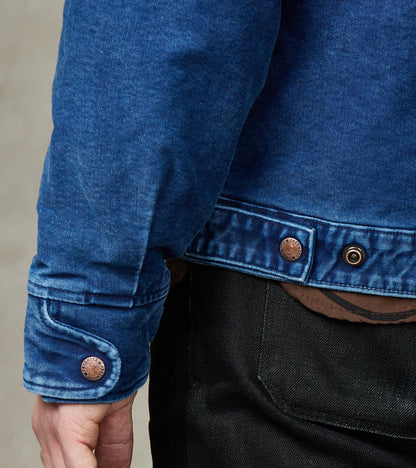 Mariner Light Jacket - 12oz Japanese Jungle Cloth - Stone Washed Indigo