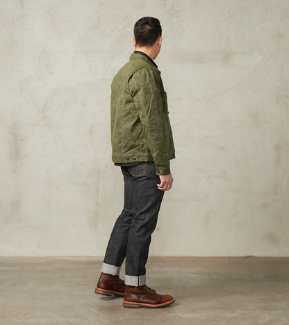 Riders Jacket - 10oz Martexin Waxed Army Duck - Olive
