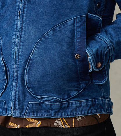 Mariner Light Jacket - 12oz Japanese Jungle Cloth - Stone Washed Indigo
