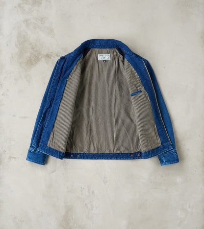 Mariner Light Jacket - 12oz Japanese Jungle Cloth - Stone Washed Indigo