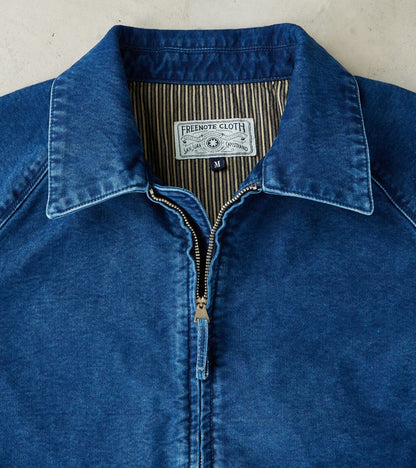 Mariner Light Jacket - 12oz Japanese Jungle Cloth - Stone Washed Indigo
