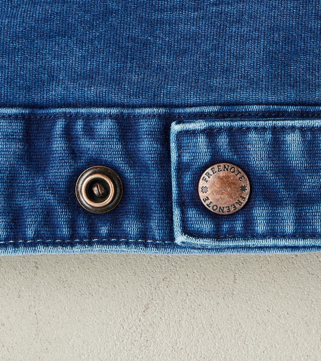 Mariner Light Jacket - 12oz Japanese Jungle Cloth - Stone Washed Indigo