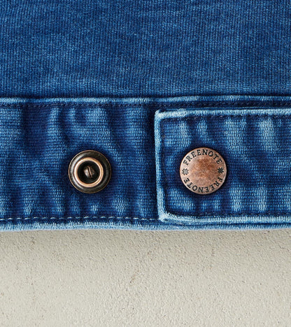 Mariner Light Jacket - 12oz Japanese Jungle Cloth - Stone Washed Indigo