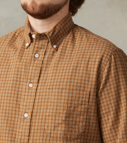 Shuttle Notes® Brushed Twill Mini-Check - Camel
