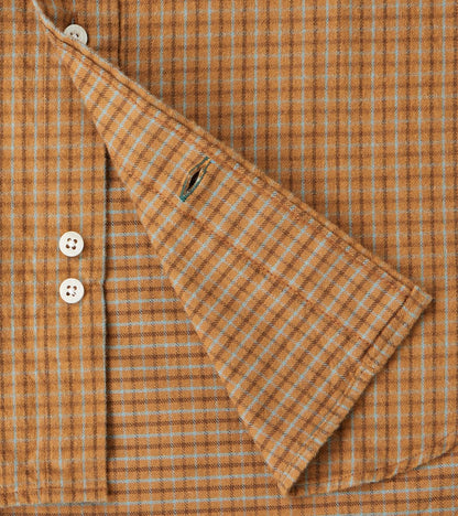 Shuttle Notes® Brushed Twill Mini-Check - Camel