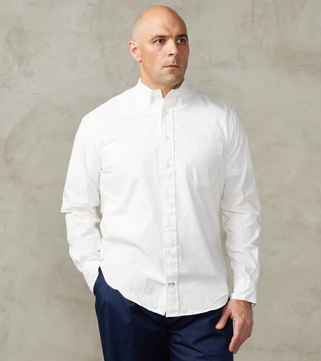 Gitman Vintage American Poplin Cloth - White