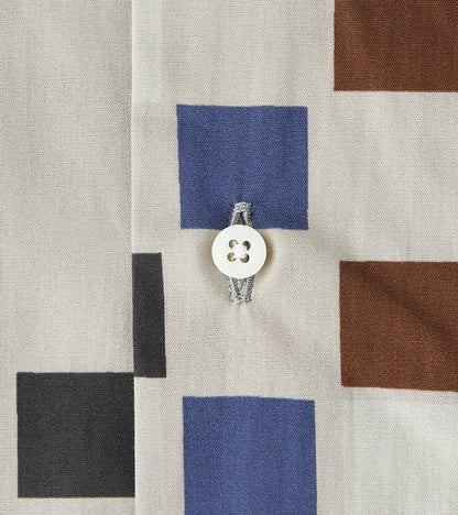 Alexander Girard Grey Small Squares Camp