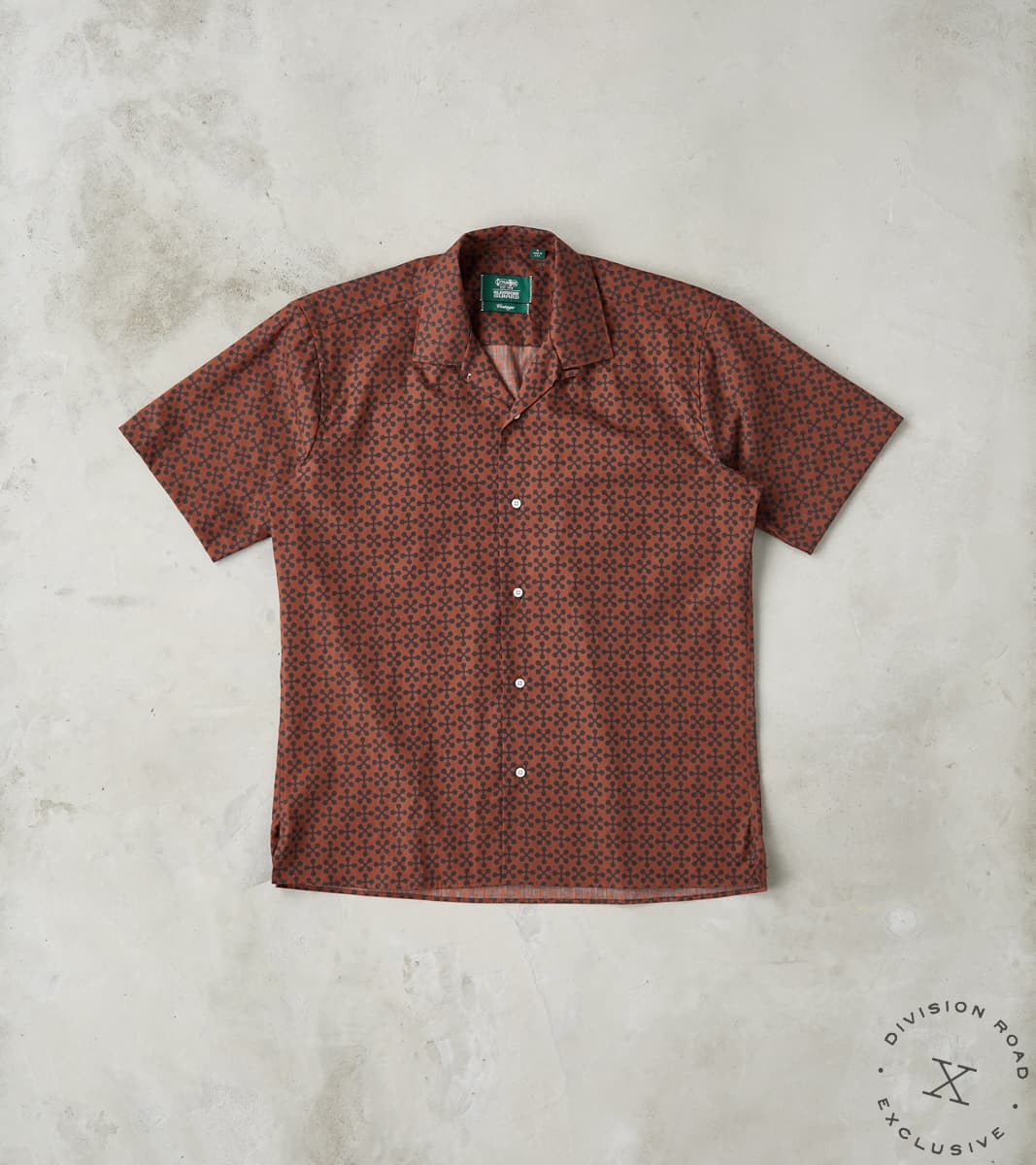 Gitman Vintage x Alexander Girard Brown Jacks Camp
