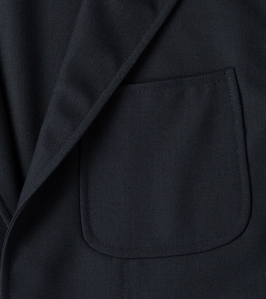 Simple Jacket- Marling & Evans® British Wool Hopsack - Navy
