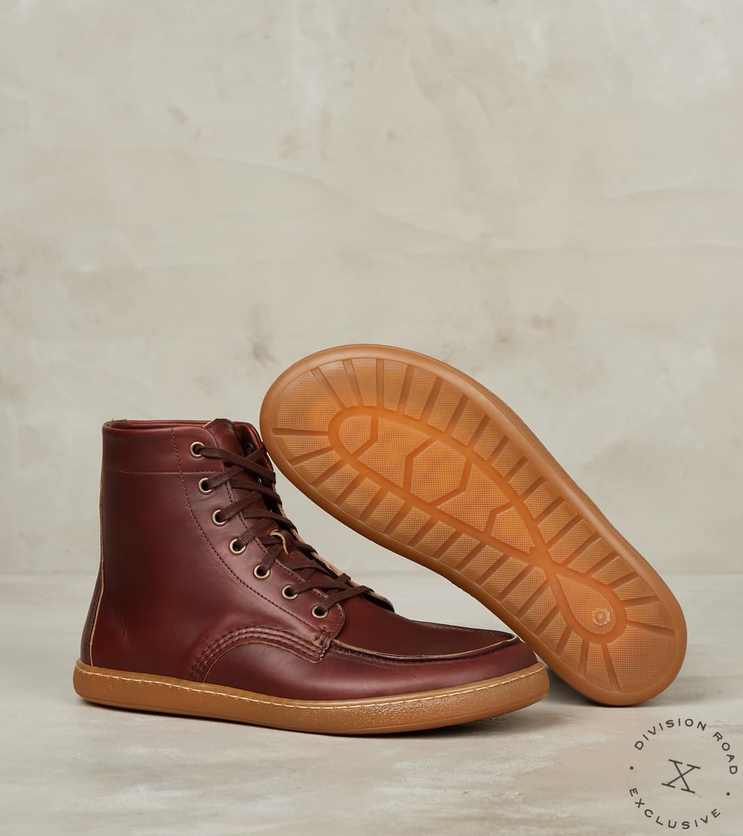 Barefoot Apron Boot - G7 - Barry Cup - Horween Timber CXL